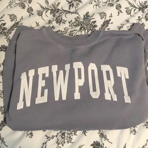 Brandy Melville Gray Newport Sweatshirt